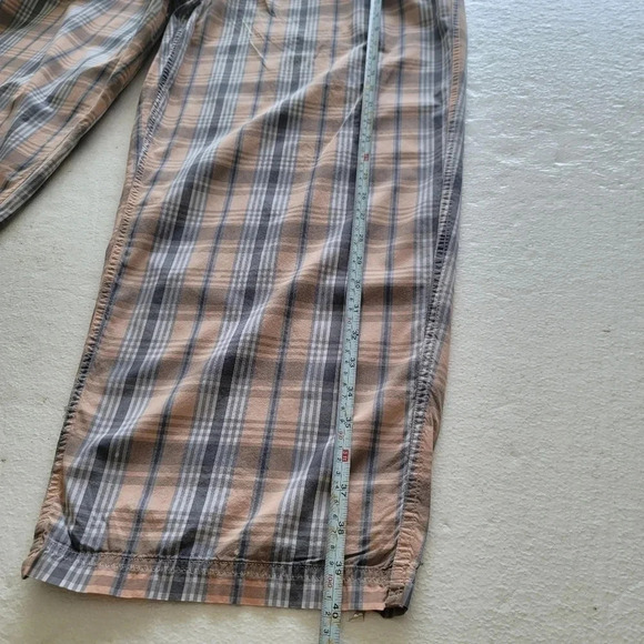 Cremieux 100% Cotton Man's XL Sleepwear Loungewear PJ Pants Orange Plaid AS IS. - Picture 4 of 14